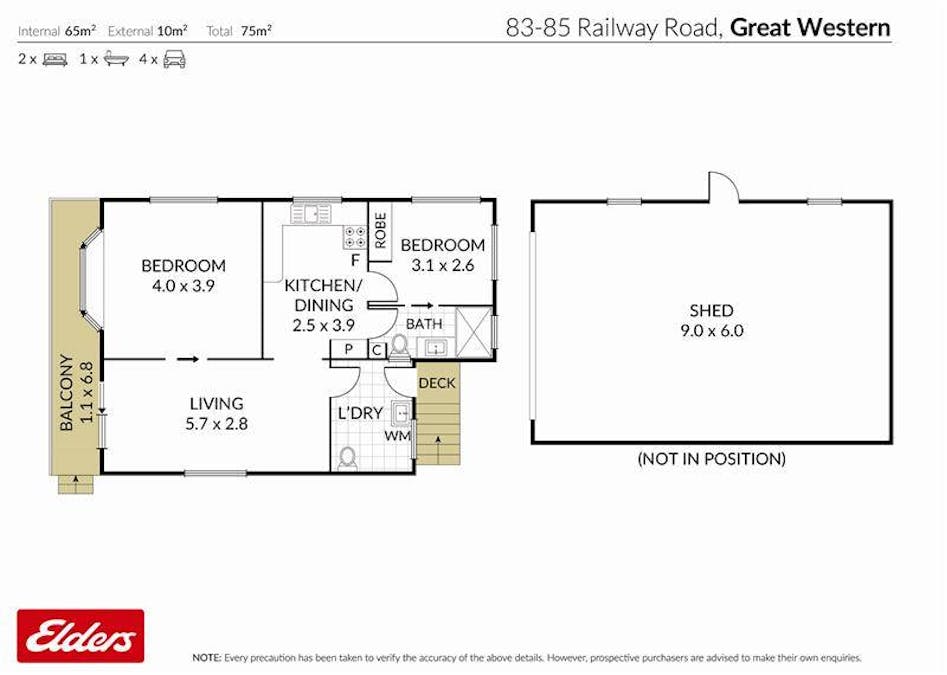 83-85 Railway Road, Great Western, VIC, 3374 - Floorplan 1