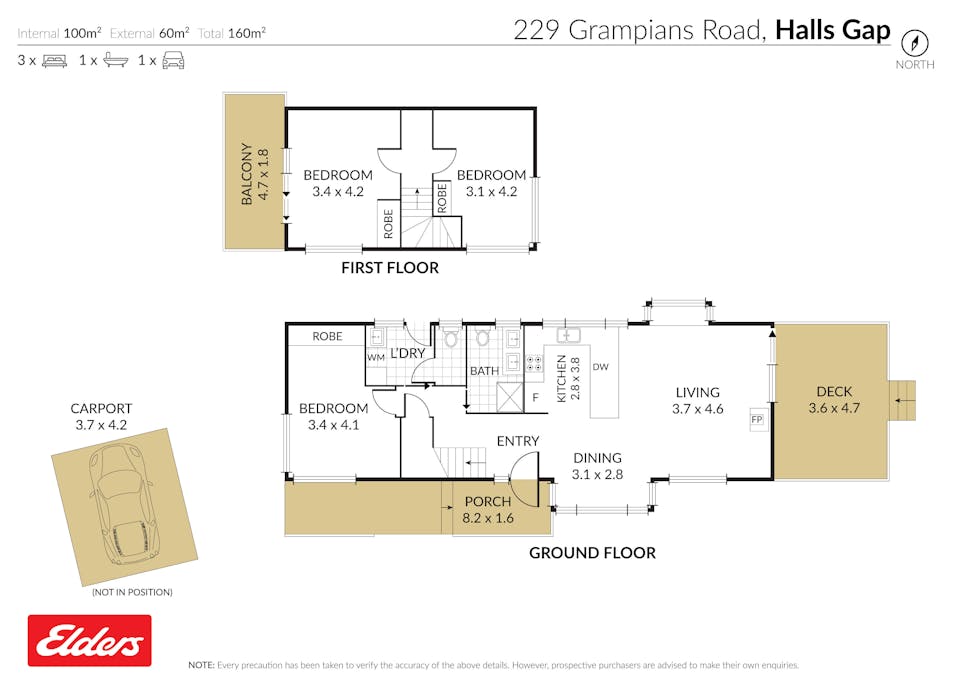 229 Grampians Road, Halls Gap, VIC, 3381 - Floorplan 1