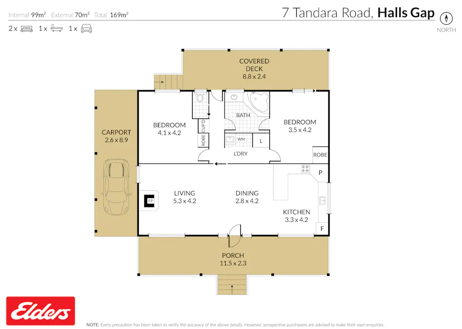 7 Tandara Road, Halls Gap, VIC, 3381 - Floorplan 1