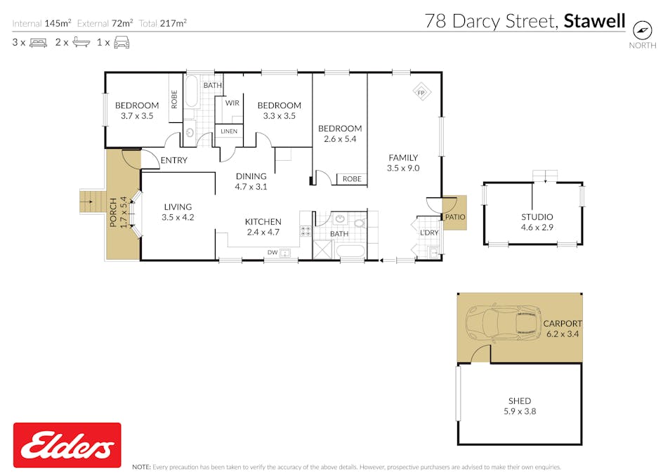 78 Darcy Street, Stawell, VIC, 3380 - Floorplan 1