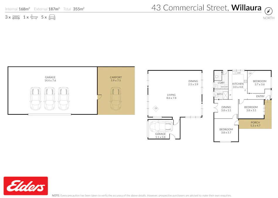 43 Commercial Street, Willaura, VIC, 3379 - Floorplan 1