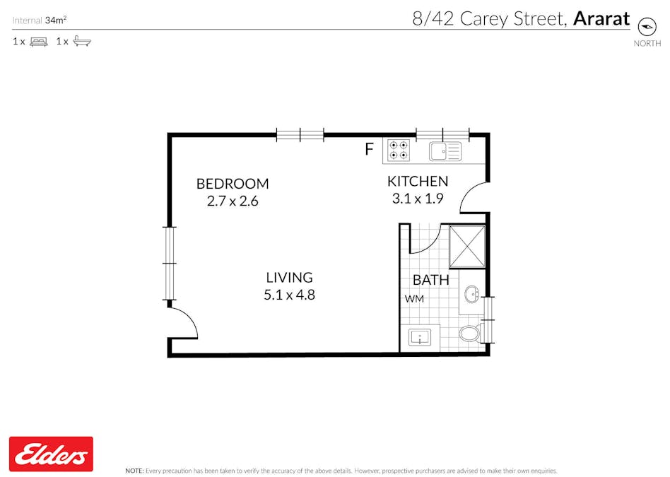 42 Carey Street, Ararat, VIC, 3377 - Floorplan 1