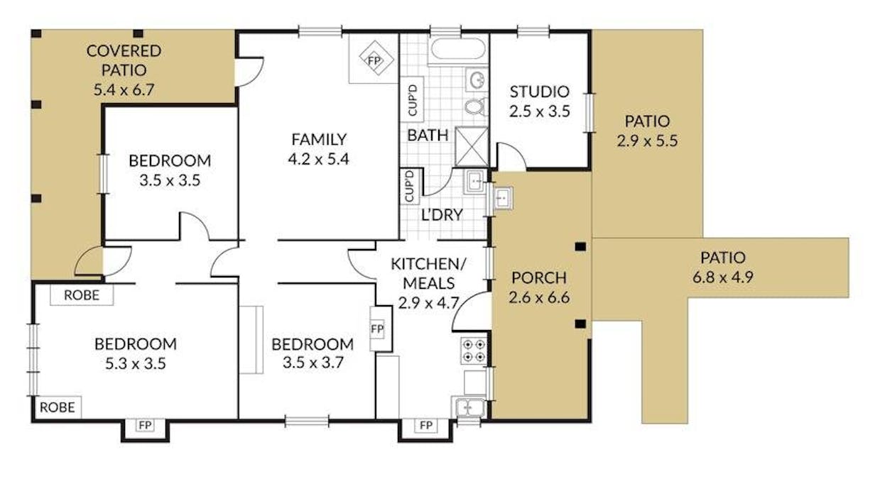 60 Moore Street, Ararat, VIC, 3377 - Floorplan 1
