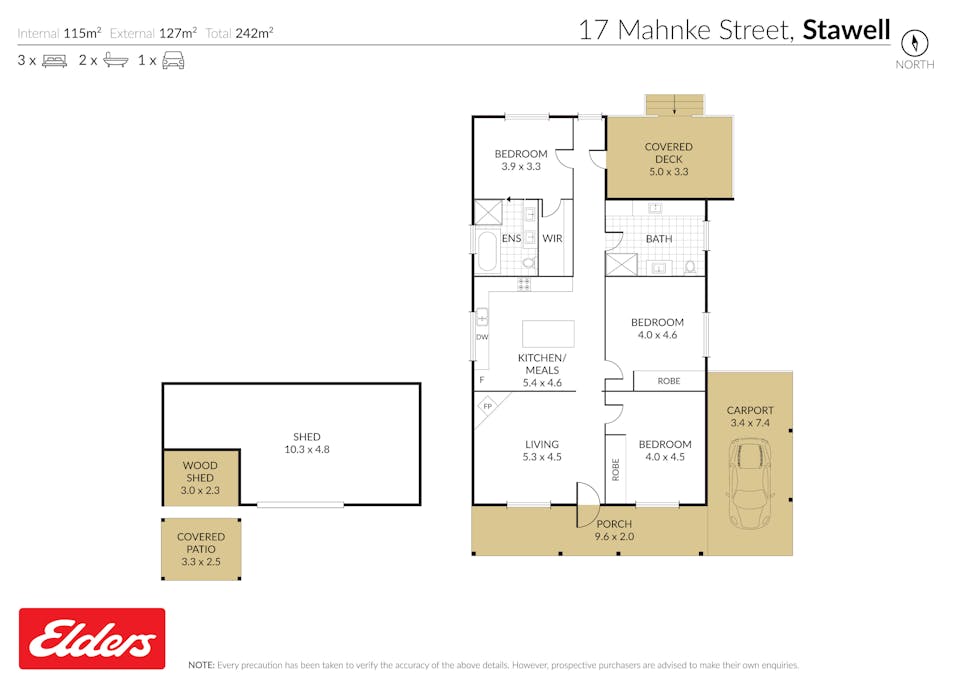 17 Mahnke Street, Stawell, VIC, 3380 - Floorplan 1