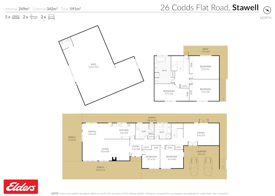 26 Codds Flat Road, Stawell, VIC, 3380 - Floorplan 1