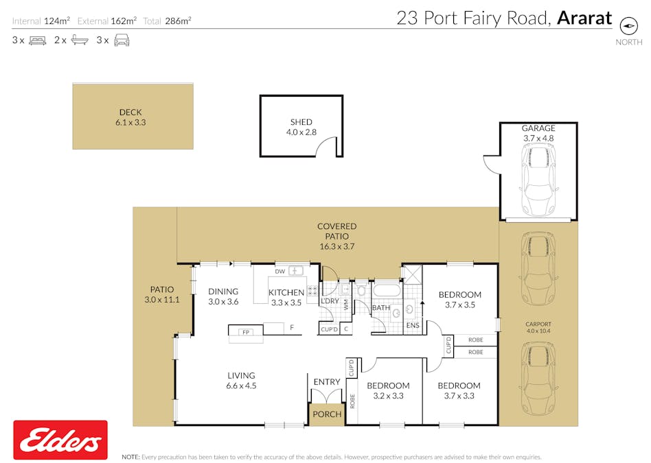 23 Port Fairy Road, Ararat, VIC, 3377 - Floorplan 1