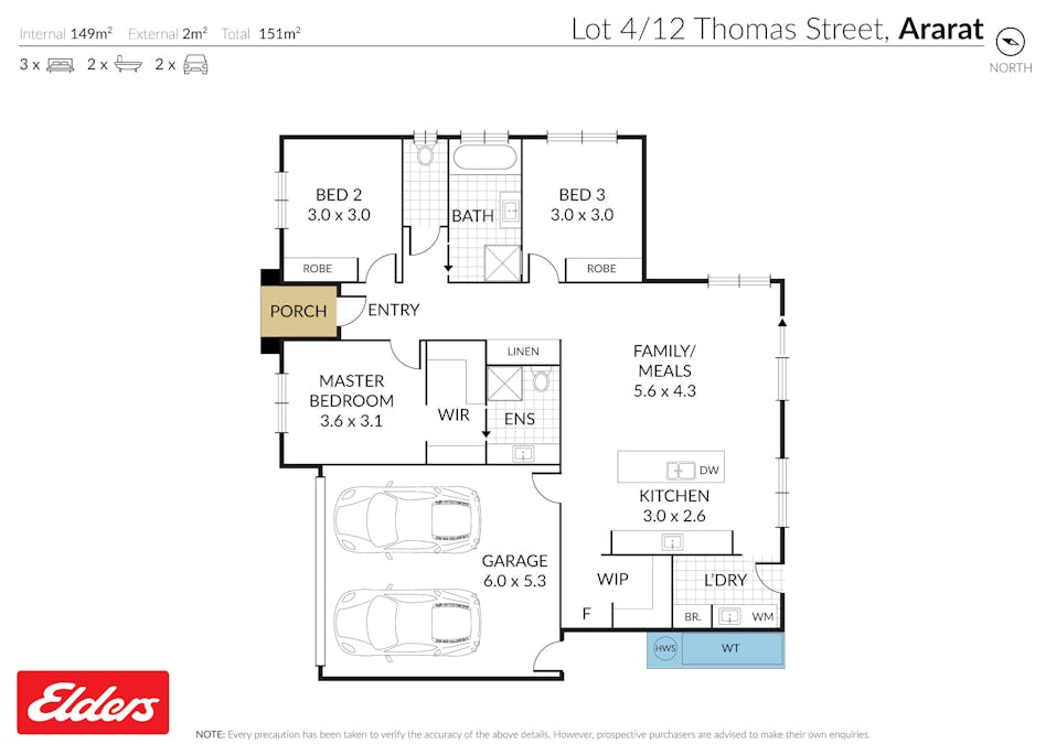 12 Thomas Street, Ararat, VIC, 3377 - Floorplan 1