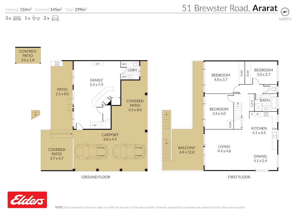 51 Brewster Road, Ararat, VIC, 3377 - Floorplan 1