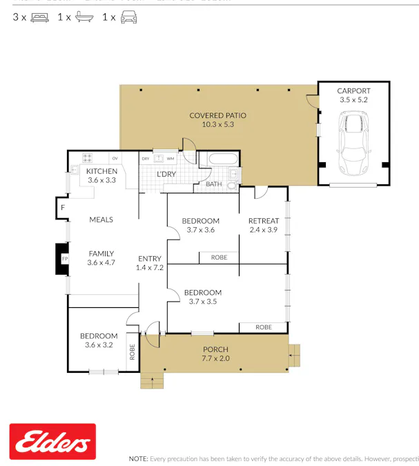 59 Moore Street, Ararat, VIC, 3377 - Floorplan 1