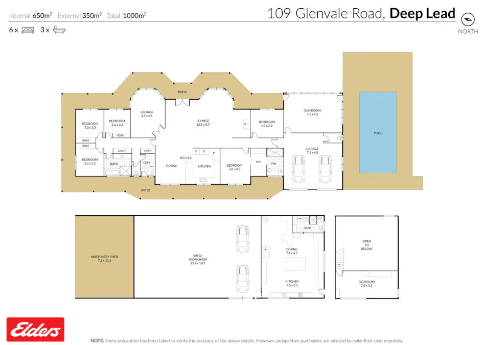 109 Glenvale Road, Deep Lead, VIC, 3385 - Floorplan 1
