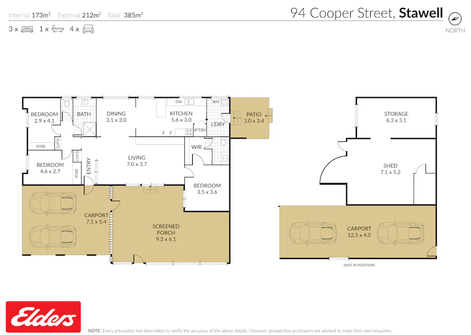 94  Cooper Street, Stawell, VIC, 3380 - Floorplan 1