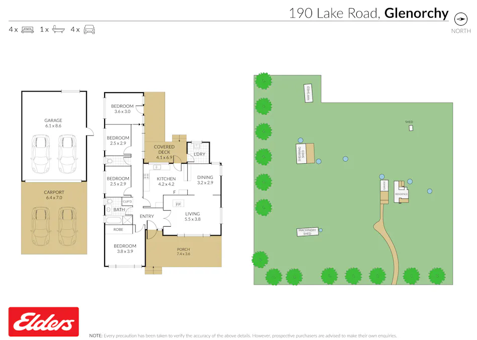 190 Lake Road, Glenorchy, VIC, 3385 - Floorplan 1