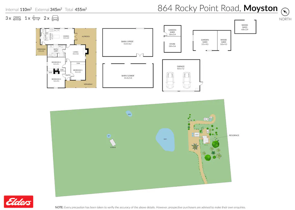 864 Rocky Point Road, Moyston, VIC, 3377 - Floorplan 1