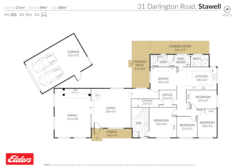 31 Darlington Road, Stawell, VIC, 3380 - Floorplan 1