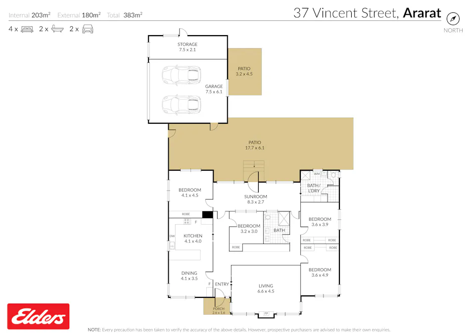 37 Vincent Street, Ararat, VIC, 3377 - Floorplan 1