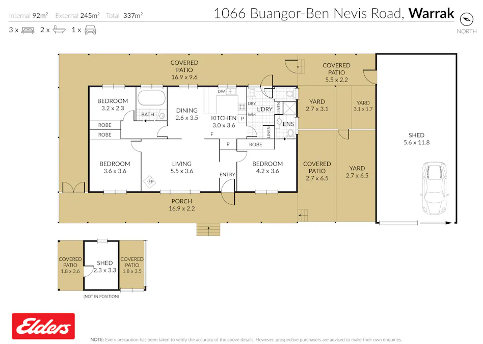 1066 Buangor - Ben Nevis Road, Warrak, VIC, 3377 - Floorplan 1