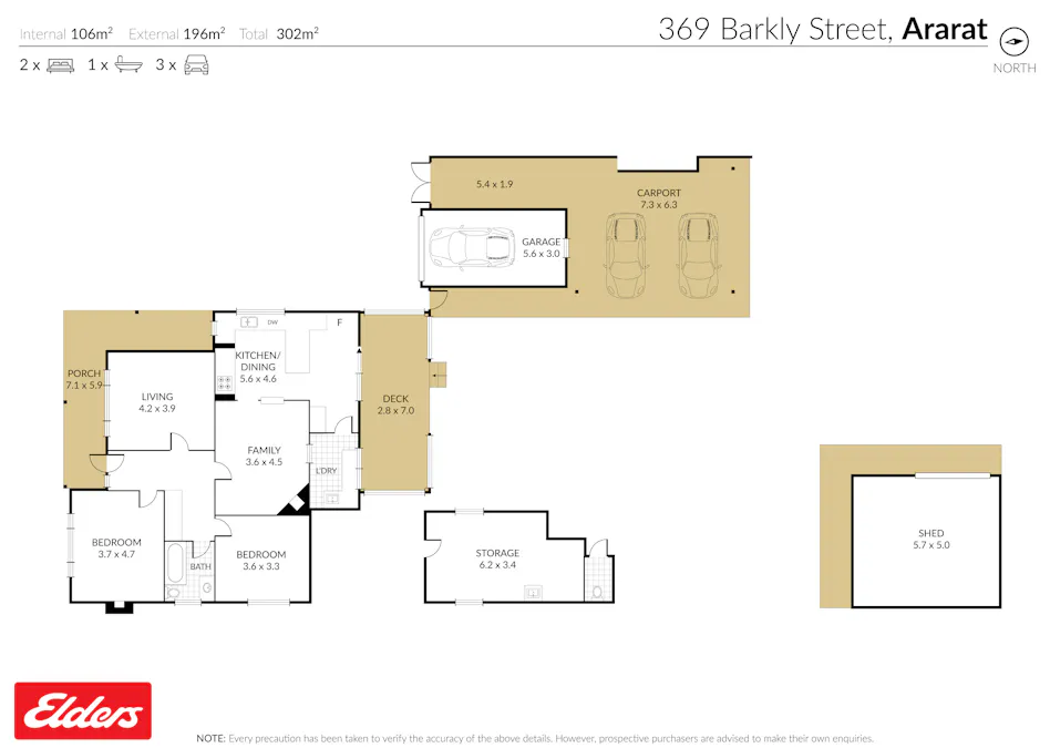369 Barkly Street, Ararat, VIC, 3377 - Floorplan 1