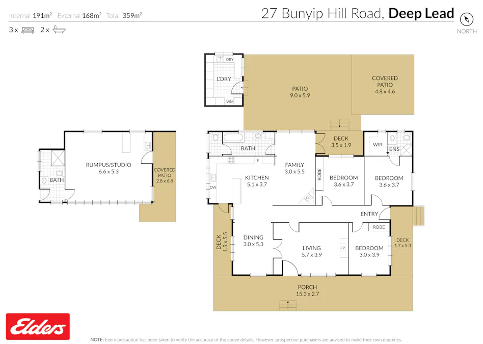 27 Bunyip Hill Road, Deep Lead, VIC, 3385 - Floorplan 1