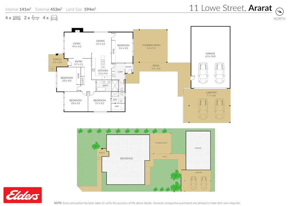 11 Lowe Street, Ararat, VIC, 3377 - Floorplan 1