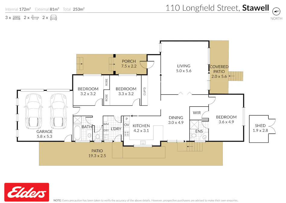 110 Longfield Street, Stawell, VIC, 3380 - Floorplan 1