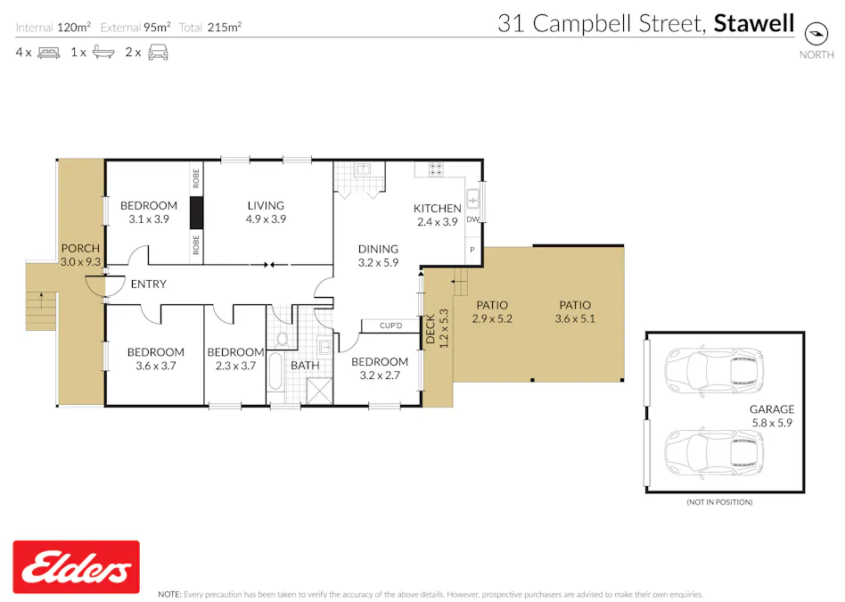 31 Campbell Street, Stawell, VIC, 3380 - Floorplan 1