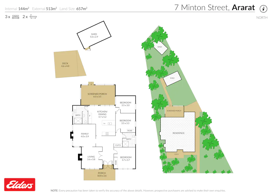 7 Minton Street, Ararat, VIC, 3377 - Floorplan 1