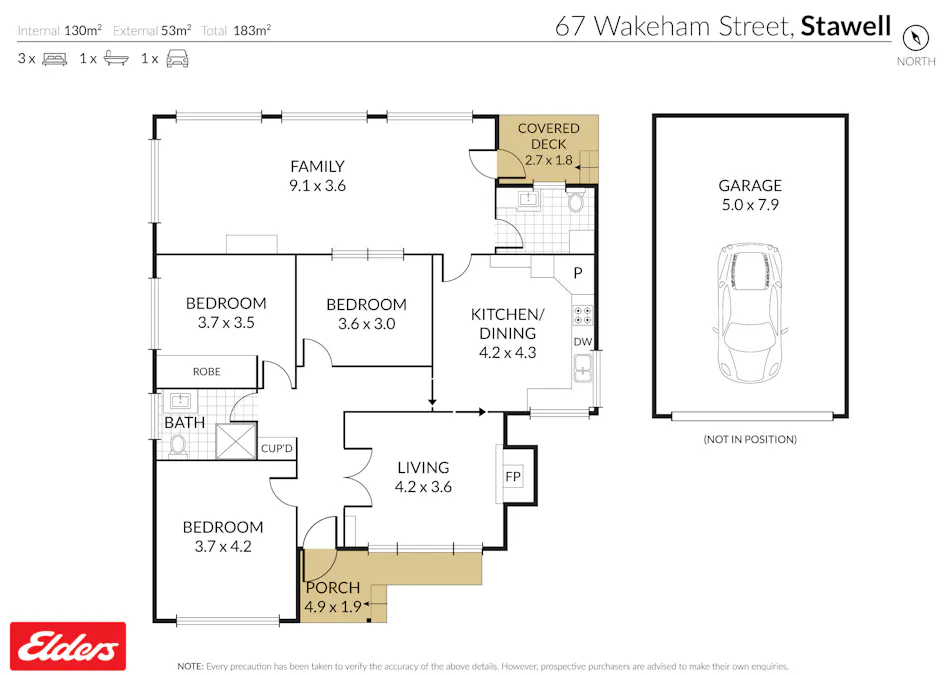 67 Wakeham Street, Stawell, VIC, 3380 - Floorplan 1