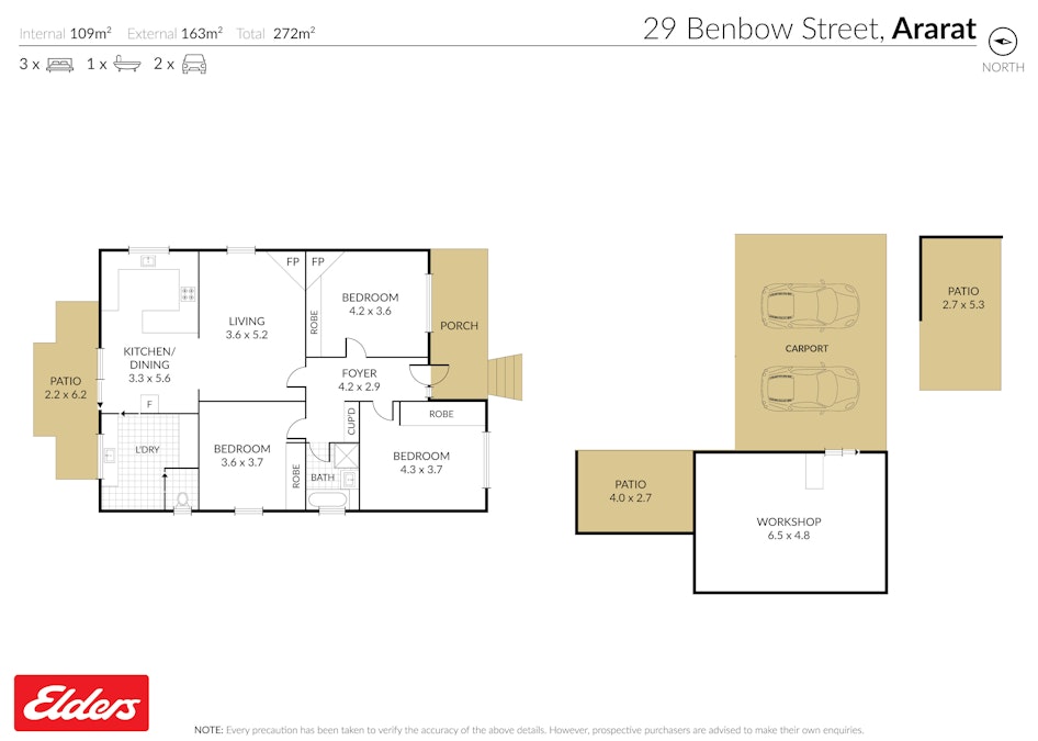 29 Benbow Street, Ararat, VIC, 3377 - Floorplan 1