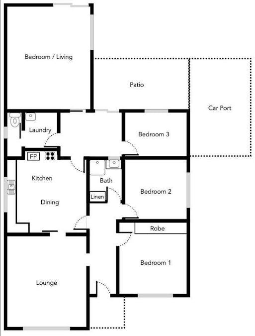 11 Queens Avenue, Ararat, VIC, 3377 - Floorplan 1