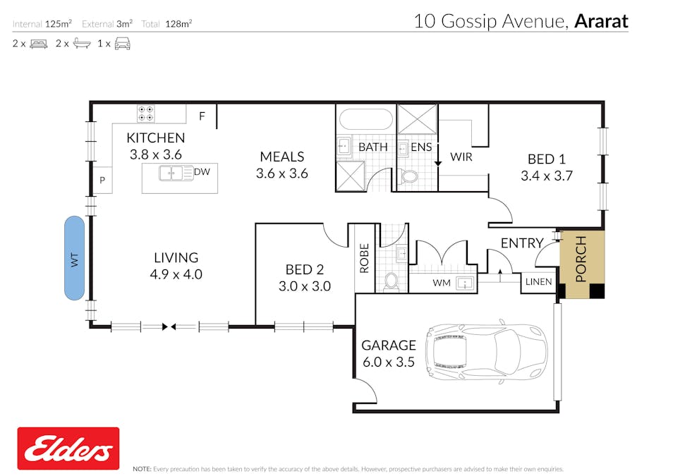 10 Gossip Avenue, Ararat, VIC, 3377 - Floorplan 1