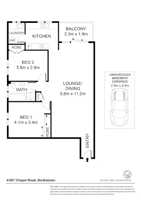 4/513 Chapel Road, Bankstown, NSW, 2200 - Floorplan 1