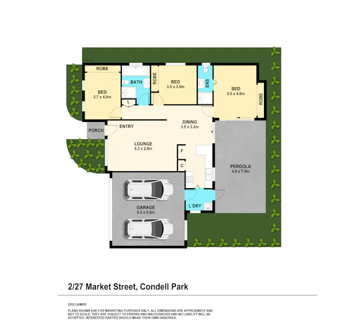 2/27 Market Street, Condell Park, NSW, 2200 - Floorplan 1