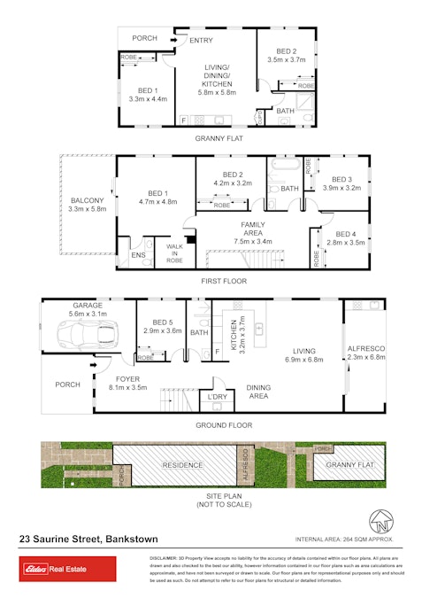 23 Saurine Street, Bankstown, NSW, 2200 - Floorplan 1