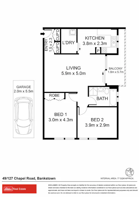 49/127 Chapel Road, Bankstown, NSW, 2200 - Floorplan 1