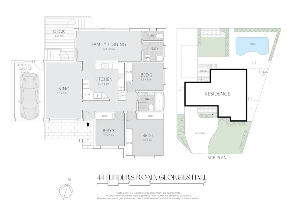 44 Flinders Road, Georges Hall, NSW, 2198 - Floorplan 1