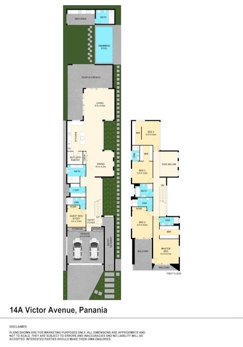 14a Victor Avenue, Panania, NSW, 2213 - Floorplan 1