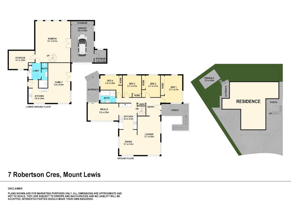 7 Robertson Crescent, Mount Lewis, NSW, 2190 - Floorplan 1