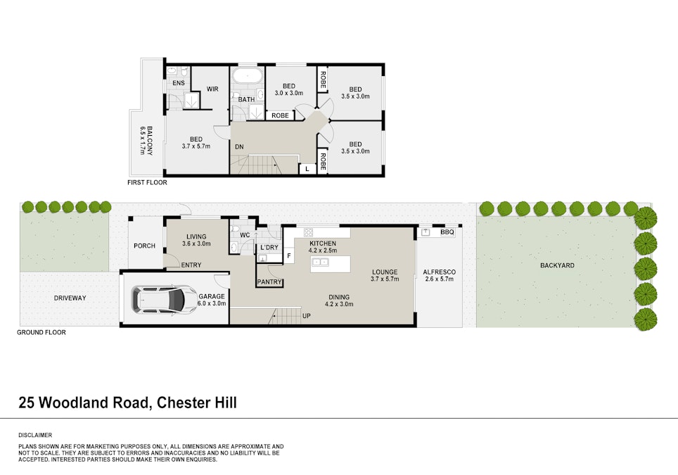 25 Woodland Road, Chester Hill, NSW, 2162 - Floorplan 1