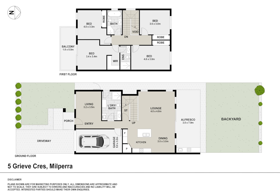 5 Grieve Crescent, Milperra, NSW, 2214 - Floorplan 1