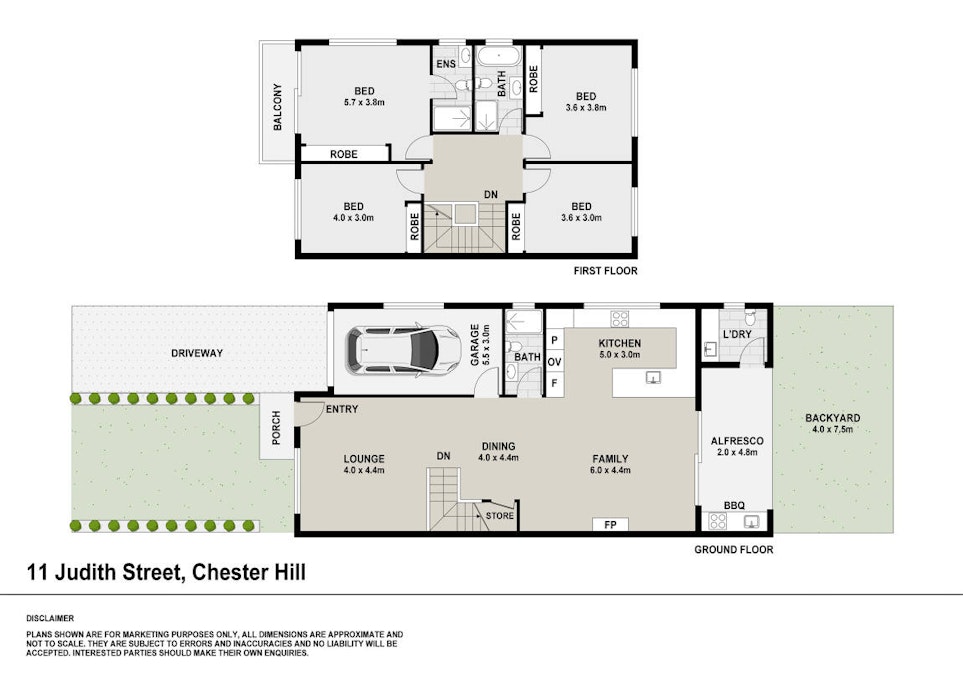 11 Judith Street, Chester Hill, NSW, 2162 - Floorplan 1