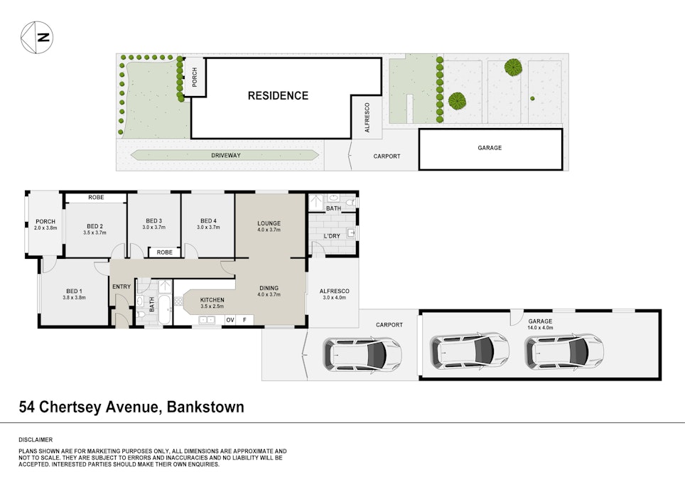 54 Chertsey Avenue, Bankstown, NSW, 2200 - Floorplan 1