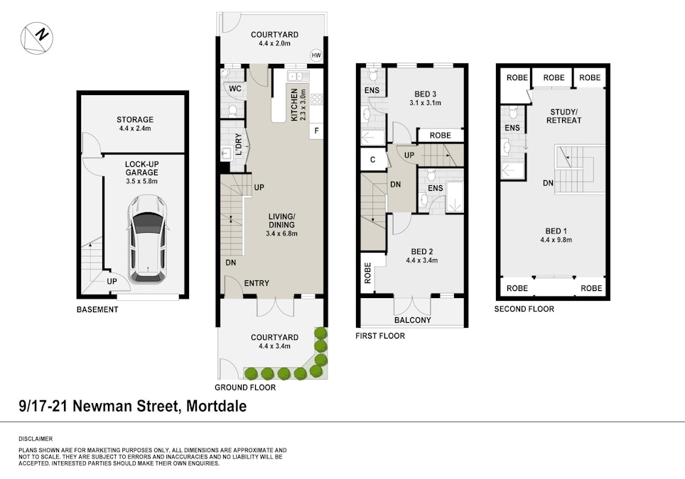 9/17 Newman Street, Mortdale, NSW, 2223 - Floorplan 1