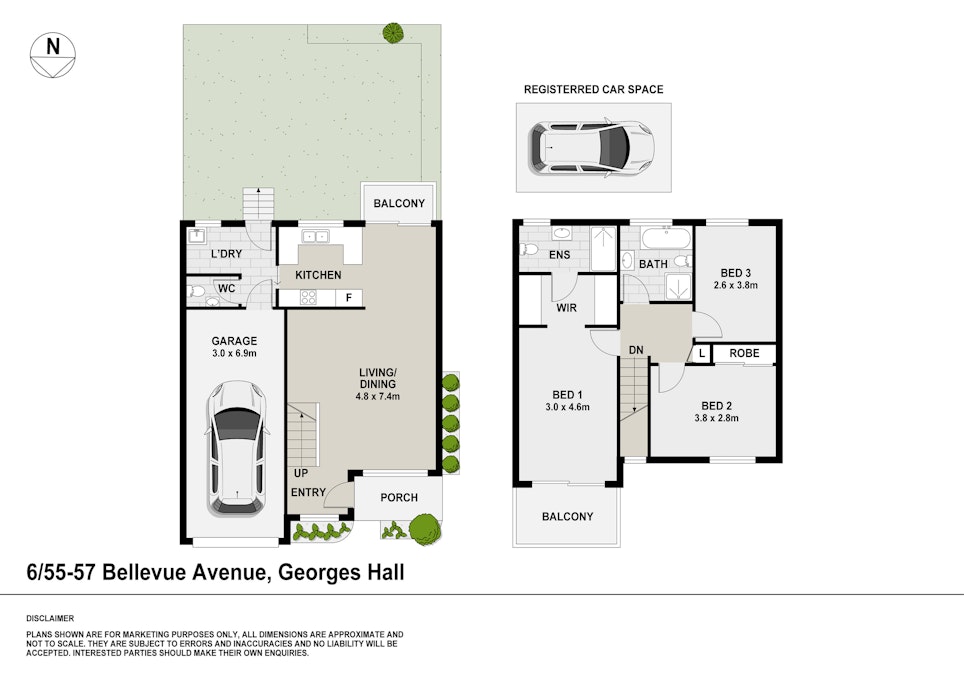 6/57 Bellevue Avenue, Georges Hall, NSW, 2198 - Floorplan 1