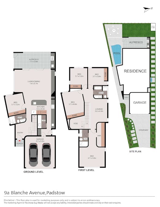9A Blanche Avenue, Padstow, NSW, 2211 - Floorplan 1