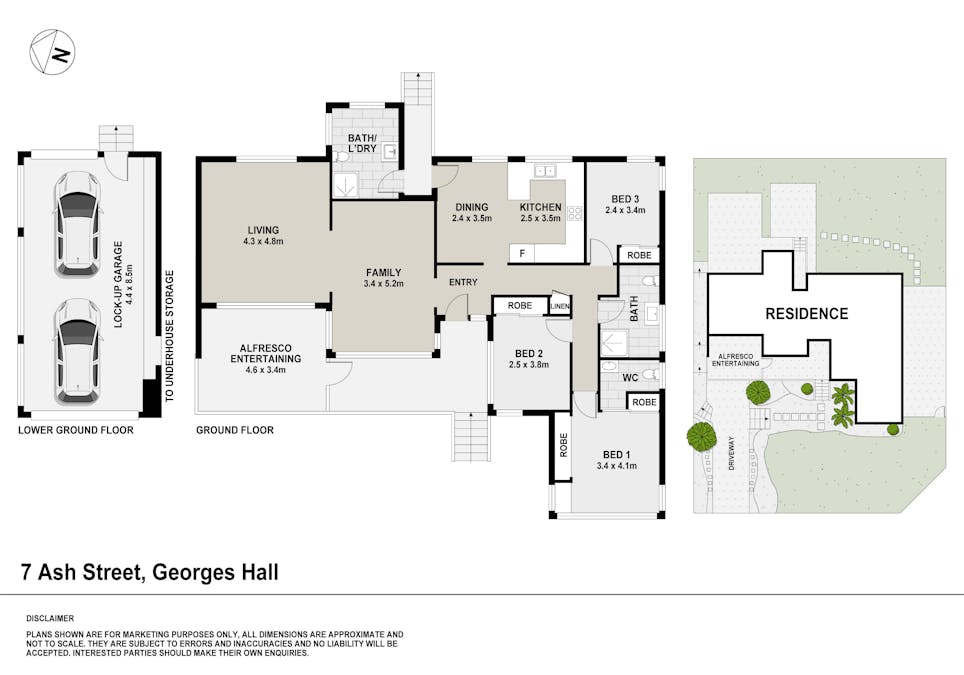 7 Ash Street, Georges Hall, NSW, 2198 - Floorplan 1