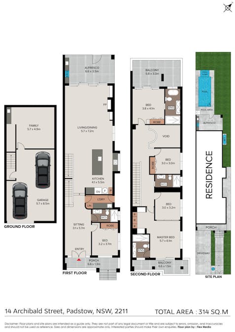 14 Archibald Street, Padstow, NSW, 2211 - Floorplan 1