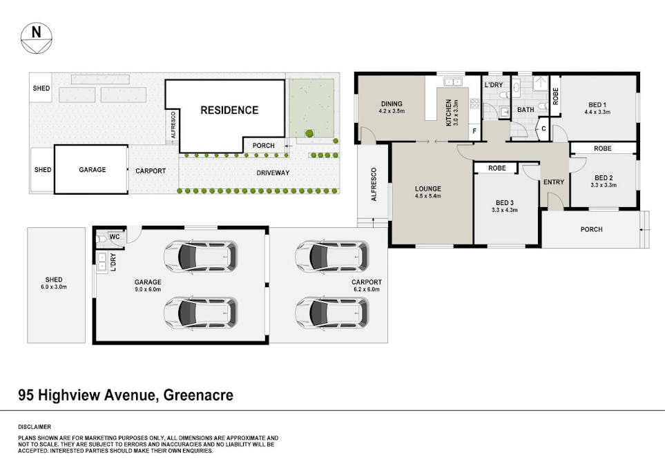 95  Highview Avenue, Greenacre, NSW, 2190 - Floorplan 1