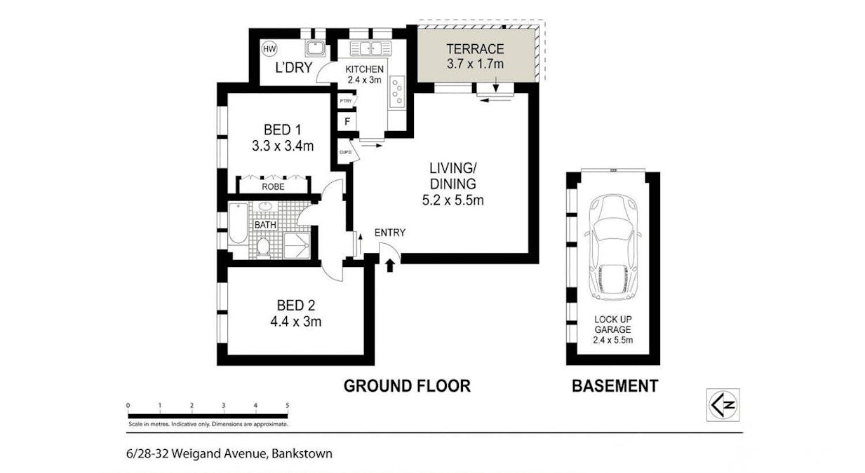 6/28 Weigand Avenue, Bankstown, NSW, 2200 - Floorplan 1