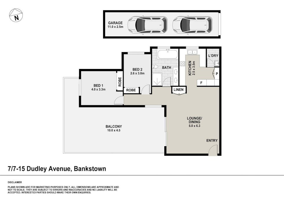 7/7-15 Dudley Avenue, Bankstown, NSW, 2200 - Floorplan 1