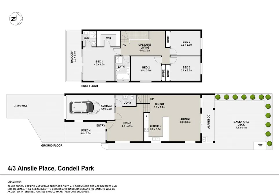 4/3 Ainslie Place, Condell Park, NSW, 2200 - Floorplan 1